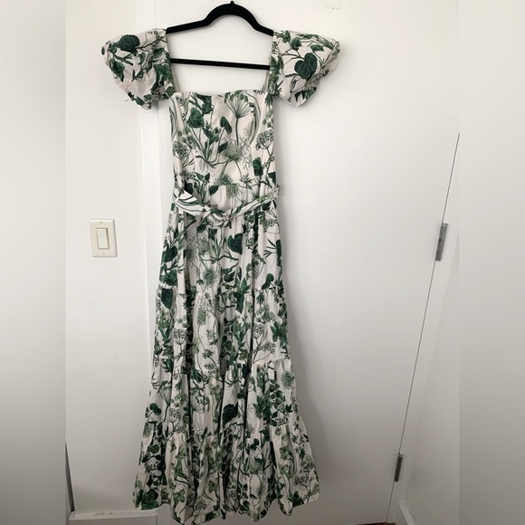 Cara Cara Wethersfield Dress gown in whimsical olive - Picture 6 of 10